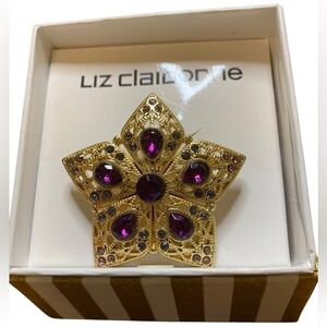 Dazzling Liz Clayburn, brooch pin